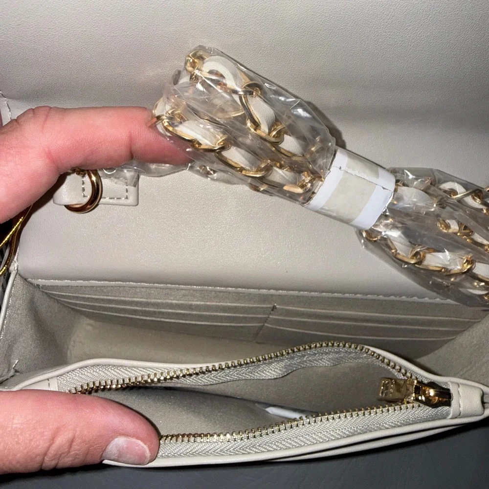BEBE Bundle the Sophia Crossbody Bag, Melendy Zip Wallet, Sunglasses